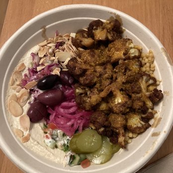 taim mediterranean kitchen - Park Slope - Cauliflower Shawarma Bowl - Mediterranean Near Me - Brooklyn, New York taim mediterranean kitchen - Park Slope - Cauliflower Shawarma Bowl - Mediterranean Near Me - Brooklyn, New York