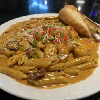 Guy Fieri's American Kitchen + Bar - chipotle bbq shrimp & sausage pasta - American Near Me - Durant, Oklahoma Guy Fieri's American Kitchen + Bar - chipotle bbq shrimp & sausage pasta - American Near Me - Durant, Oklahoma