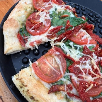 Happy Camper - Pesto pizza (add spinach) - Pizza Near Me - Denver, Colorado