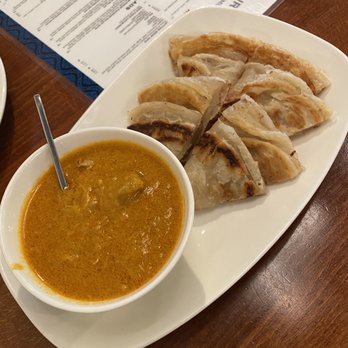 Burma Burma - Palata with coconut chicken curry - Burmese Near Me - Dublin, California