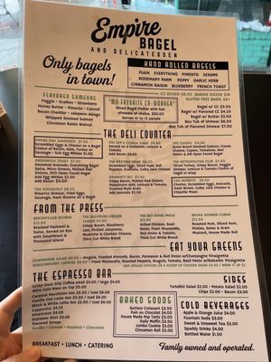 Menu photo 2 Empire Bagel and Delicatessen Thomasville, GA Menu photo 2 Empire Bagel and Delicatessen Thomasville, GA
