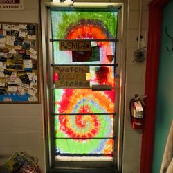 Front door.