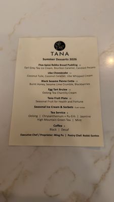 Menu photo 2 TANA Louisville, KY Menu photo 2 TANA Louisville, KY