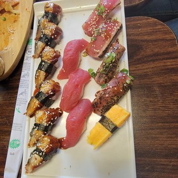 Oishi Sushi - Tuna two ways, tamago, and eel. Delicious! - Sushi Bars Near Me - Carson City, Nevada Oishi Sushi - Tuna two ways, tamago, and eel. Delicious! - Sushi Bars Near Me - Carson City, Nevada