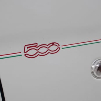 Touch Of Class Auto Trim - Mini Italian Flag Design on White Fiat - Auto Customization Near Me - Alameda, California Touch Of Class Auto Trim - Mini Italian Flag Design on White Fiat - Auto Customization Near Me - Alameda, California