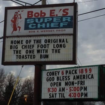 Bob E's Super Chief - 6 pack of coneys - American Near Me - Pontiac, Michigan