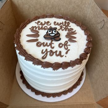 Molly's Cupcakes - Monster cake with a silly design we requested - Cupcakes Near Me - Des Moines, Iowa