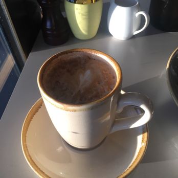 No.10 Restaurant + Bar - Big mug o flat white - Wine Bars Near Me - Woden, ACT