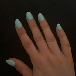 Nails for You - Beautiful teal nails done to perfection