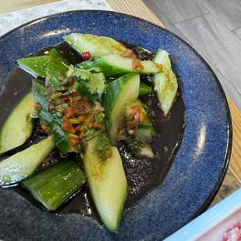 12 Lunar Chinese Kitchen & Bar - Cucumber Salad-fresh and flavorful - Hot Pot Near Me - Buford, Georgia