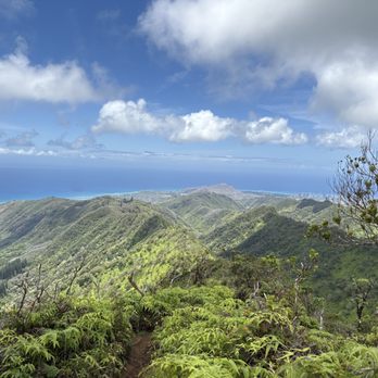 Wiliwilinui Ridge Trail - Diamond Head in the distance - Hiking Near Me