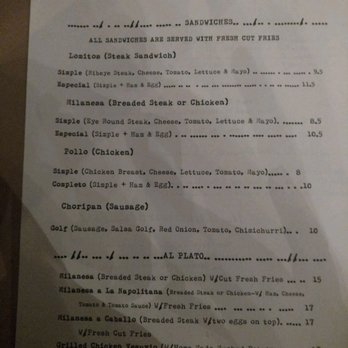 La Nonna - Their current "soft open," slightly smaller menu. - Argentine Near Me - Chicago, Illinois