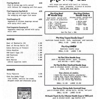 Pho King Noodle Bar - Menu - Vietnamese Near Me - Houston, Texas Pho King Noodle Bar - Menu - Vietnamese Near Me - Houston, Texas