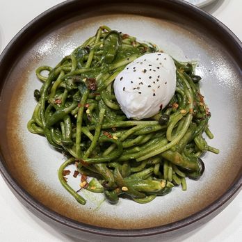 Alchemy - spinach pasta - Breakfast & Brunch Near Me - Richmond Hill, Ontario