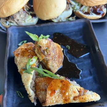 Zanzibar - Duck Egg Rolls - Tiki Bars Near Me - Austin, Texas Zanzibar - Duck Egg Rolls - Tiki Bars Near Me - Austin, Texas