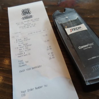 PJ's BAR-B-QSA - Receipt - Barbeque Near Me - Saratoga Springs, New York PJ's BAR-B-QSA - Receipt - Barbeque Near Me - Saratoga Springs, New York
