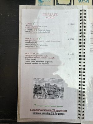 Menu photo 2 Enjoy Restaurant Sorrento, NA