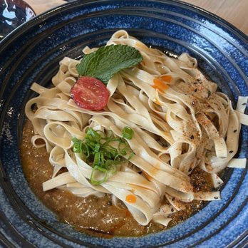 Monster Ramen - Spicy Lamb Curry Mazeman (we hadn't mixed the noodles in the curry yet) - Ramen Near Me - Chicago, Illinois