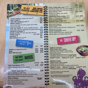Mariscos Ocho Tostadas - Menu - Seafood Near Me - Puerto Vallarta, JAL