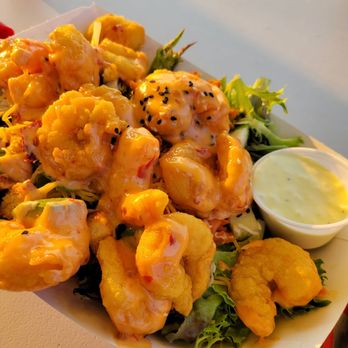 Munroe's Family Restaurant - Firecracker shrimp salad - Breakfast & Brunch Near Me - Twin Mountain, New Hampshire Munroe's Family Restaurant - Firecracker shrimp salad - Breakfast & Brunch Near Me - Twin Mountain, New Hampshire