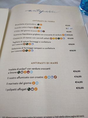 Menu photo 4 Ciccio Forio d'Ischia, NA