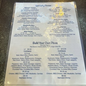 Hillcrest Brewing Company - Food menu 4/2026 - Pizza Near Me - San Diego, California Hillcrest Brewing Company - Food menu 4/2026 - Pizza Near Me - San Diego, California