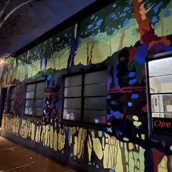 Psychedelic Trees Mural