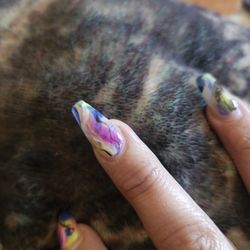 Lynn's Nail Spa - My fixed nail i broke good as new