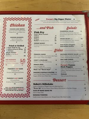 Menu photo 2 Parson's Chicken & Fish - Logan Square Chicago, IL