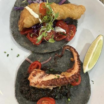 Holbox - Taco De Pulpo En Su Tinta - Latin American Near Me - Los Angeles, California