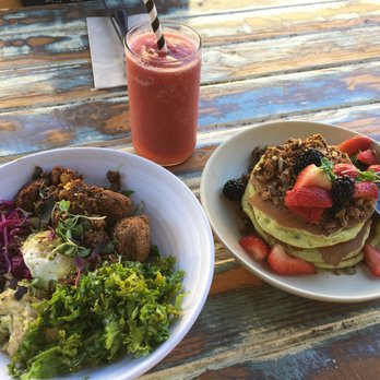 Blueys Kitchen - "The bowl formerly known as (Prince)" and sweet squash pancakes - Cafes Near Me - Santa Monica, California Blueys Kitchen - "The bowl formerly known as (Prince)" and sweet squash pancakes - Cafes Near Me - Santa Monica, California