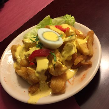 Jaimito's - Fried yuca huancaina. Much better than your standard boiled potato huancaina. - Chinese Near Me - Clifton, New Jersey Jaimito's - Fried yuca huancaina. Much better than your standard boiled potato huancaina. - Chinese Near Me - Clifton, New Jersey
