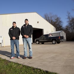 Flora Brothers Painting - Flora Brothers Painting's shop located in Indianapolis, Indiana. Owners, Justin & Aaron, are pictured.