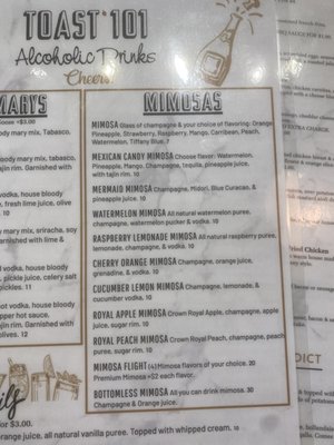 Menu photo 6 Toast 101 Tucson, AZ