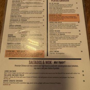 Bodegon No 69 - Menu - Latin American Near Me - Pasadena, California