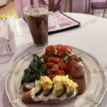 Postres Victoria Coffeehouse - Mini toast sampler. One of each type that they offer. - Coffee & Tea Near Me - Alexandria, Virginia