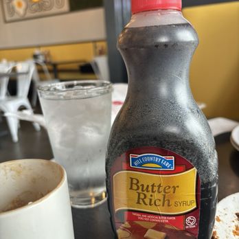 Toast - This syrup is disgusting. This is cheap and just a poor choice overall. This shows that the owner doesn't care about the customers. - American Near Me - Sugar Land, Texas Toast - This syrup is disgusting. This is cheap and just a poor choice overall. This shows that the owner doesn't care about the customers. - American Near Me - Sugar Land, Texas