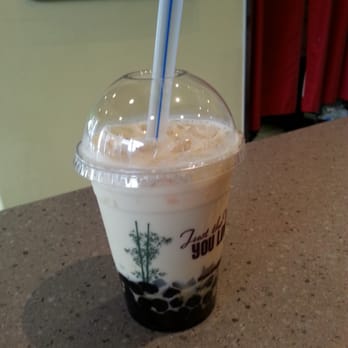 Bambu Desserts & Drinks - Jasmine Green Milk tea with boba pearls & lychee jelly ($4.00) - Juice Bars & Smoothies Near Me - Sunnyvale, California Bambu Desserts & Drinks - Jasmine Green Milk tea with boba pearls & lychee jelly ($4.00) - Juice Bars & Smoothies Near Me - Sunnyvale, California