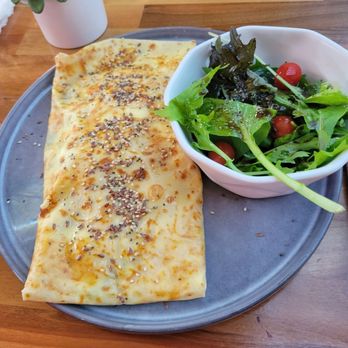Belle Surf Cafe & Lounge - Kauai Crepe, filled with salmon and cheese. Yummy! - Cafes Near Me - Paia, Hawaii Belle Surf Cafe & Lounge - Kauai Crepe, filled with salmon and cheese. Yummy! - Cafes Near Me - Paia, Hawaii