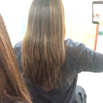 Indulge Salon - The end result! (Please forgive the fluorescent lighting- I'm at work ) - Hair Salons Near Me - York, Pennsylvania