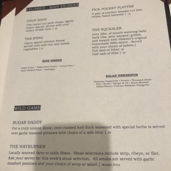 20's Hideout Steakhouse - Menu - Seafood Near Me - Marion, Illinois 20's Hideout Steakhouse - Menu - Seafood Near Me - Marion, Illinois