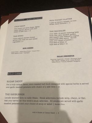 Menu photo 1 20's Hideout Steakhouse Marion, IL Menu photo 1 20's Hideout Steakhouse Marion, IL