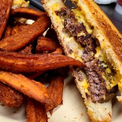 Fannin's Family Restaurant - Patty Melt and Sweet Potato fries