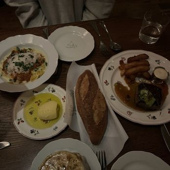 Little Sparrow - Table of food - French Near Me - Atlanta, Georgia Little Sparrow - Table of food - French Near Me - Atlanta, Georgia