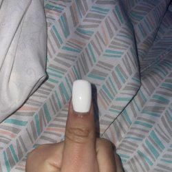 Look the sides of my nail