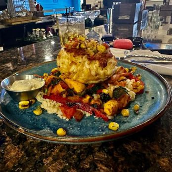 JR's Seafood Shack - Crab cake with Alabama corn salsa - Seafood Near Me - Fenwick Island, Delaware JR's Seafood Shack - Crab cake with Alabama corn salsa - Seafood Near Me - Fenwick Island, Delaware