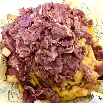 The Hat - First time trying pastrami chili cheese fries for $16.95 + tax. Not the greatest. Stick with pastrami sandwich. - American Near Me - Pasadena, California The Hat - First time trying pastrami chili cheese fries for $16.95 + tax. Not the greatest. Stick with pastrami sandwich. - American Near Me - Pasadena, California
