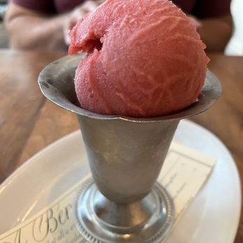 St. Cecilia - Strawberry daiquiri sorbet - Seafood Near Me - Atlanta, Georgia