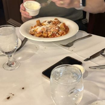 Jonathan's Restaurant - Eggplant pasta - Mediterranean Near Me - Garden City Park, New York Jonathan's Restaurant - Eggplant pasta - Mediterranean Near Me - Garden City Park, New York