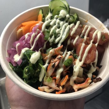 That Won Truck - That Poke Bowl, marinated Ahi Tuna, fresh pickled veggies with Ika and seaweed salad. - Food Trucks Near Me That Won Truck - That Poke Bowl, marinated Ahi Tuna, fresh pickled veggies with Ika and seaweed salad. - Food Trucks Near Me